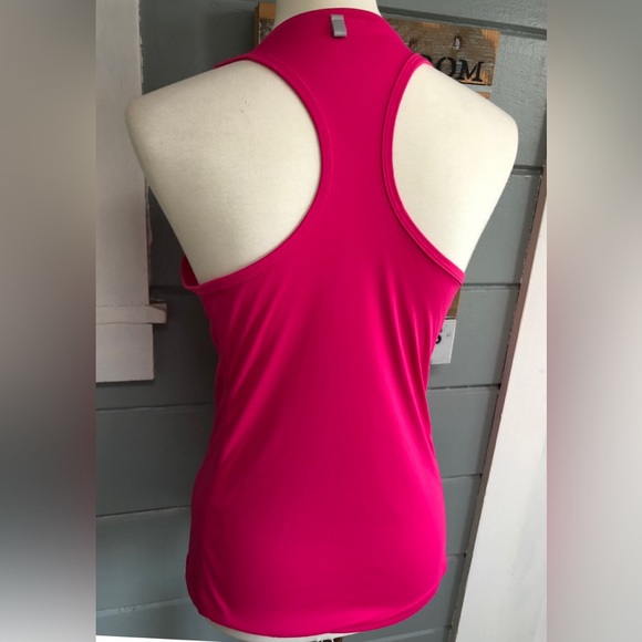 Bundle of 3 exercise racerback tank tops. Pink, purple, & racerback. All size M - Picture 10 of 14